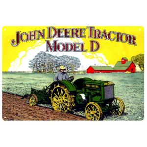john deere トラクター ジョン・ディア レトロ調 メタルサイン