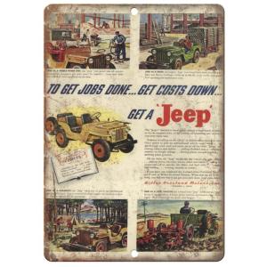 jeep ジープ メタルサイン インテリア アメリカ雑貨 ブリキ看板 バー