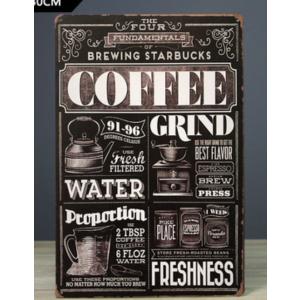 コーヒー スターバックス ☆レトロ調☆メタルサイン アメリカン雑貨