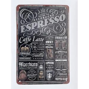 コーヒー スターバックス ☆レトロ調☆メタルサイン アメリカン雑貨