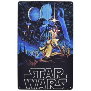 スターウォーズ STAR WARS ブリキ看板 映画 ポスター ビンテージ SF