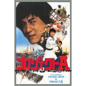 ジャッキー・チェン『プロジェクトA』1983年映画メタルポスター　ブリキ看板　インテリア雑貨　お部屋　お店　バー　飾り物　