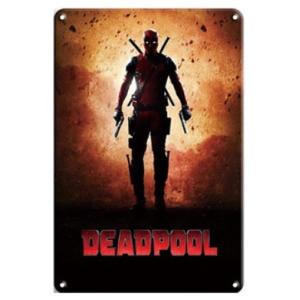 『デッドプール』 Deadpool　映画ポスター　アメリカ雑貨　レトロ調　メタルサイン　ブリキ看板　...