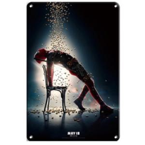『デッドプール』 Deadpool　映画ポスター　アメリカ雑貨　レトロ調　メタルサイン　ブリキ看板　...