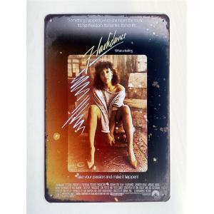 フラッシュダンス』 Flashdance 映画ポスター 木枠 立て掛け 壁掛け