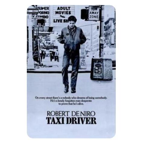 『タクシードライバー』Taxi Driver   名作　映画ポスター　 アメリカ雑貨　メタルサイン　...