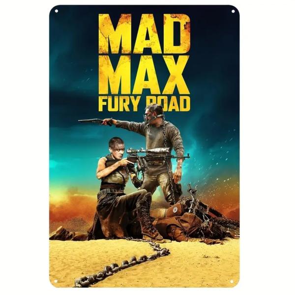 『マッドマックス 怒りのデス・ロード』映画ポスター　 メタルサイン　ブリキ看板　インテリア雑貨　お部...