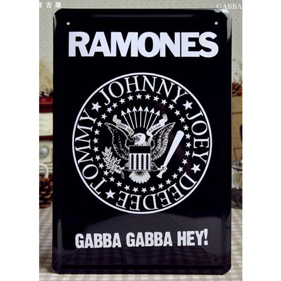 ラモーンズ Ramones ロックバンド アメリカ雑貨★レトロ調★アメリカンブリキ看板/飾り/バー/...