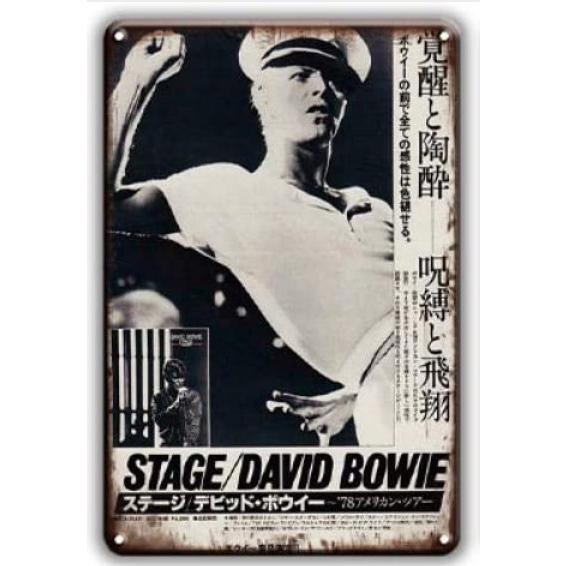 デヴィッド・ボウイ David Bowie  1978年アメリカンツアーポスター　 ロックバンド ア...