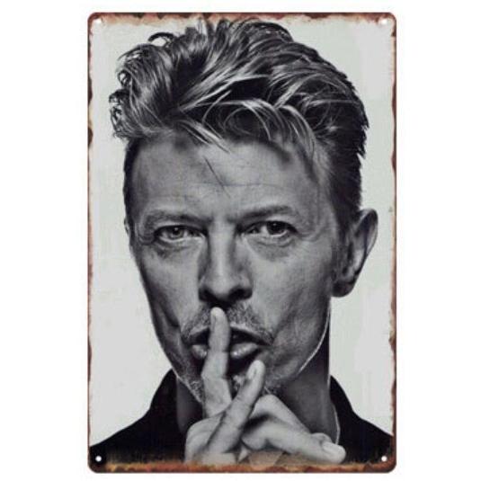 デヴィッド・ボウイ David Bowie　歌手　シンガーソングライター　アメリカ雑貨★レトロ調★ブ...