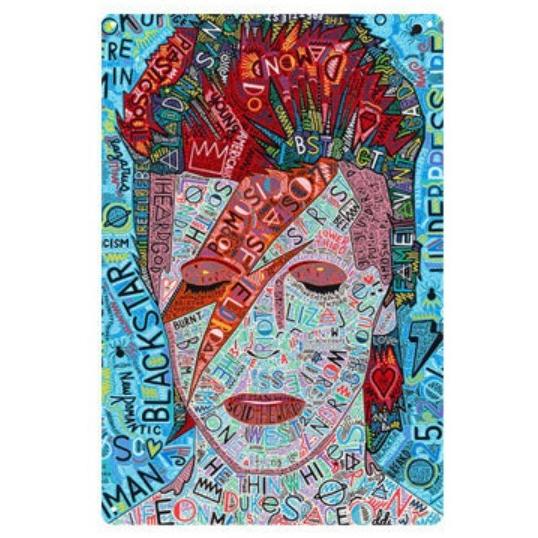 デヴィッド・ボウイ David Bowie　歌手　シンガーソングライター　アメリカ雑貨★レトロ調★ブ...