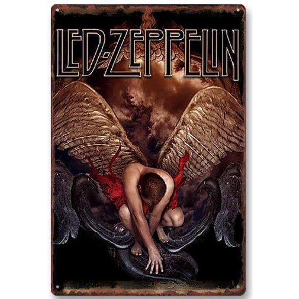 レッド・ツェッペリン Led Zeppelin　ロックバンド　　アメリカ雑貨　壁飾り　インテリア　レ...