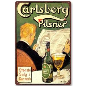 ハイネケン ビール ポスター☆アメリカ雑貨 レトロ調 ブリキ看板