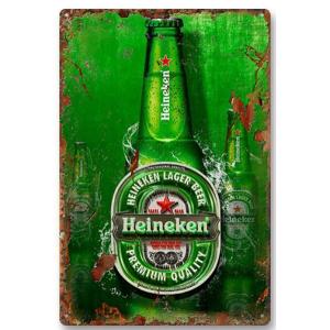 ハイネケン Heineken ビール☆アメリカ雑貨 レトロ調 ブリキ看板 /飾り