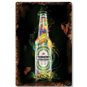 ハイネケン Heineken ビール☆アメリカ雑貨 レトロ調 ブリキ看板 /飾り