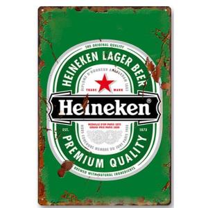 ハイネケン Heineken ビール☆アメリカ雑貨 レトロ調 ブリキ看板 /飾り