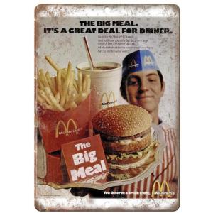 1970年代　マクドナルド　アイスクリーム　カウンターサイン　看板　ディスプレイ 1970年代 マクドナルド アイスクリーム カウンターサイン 看板