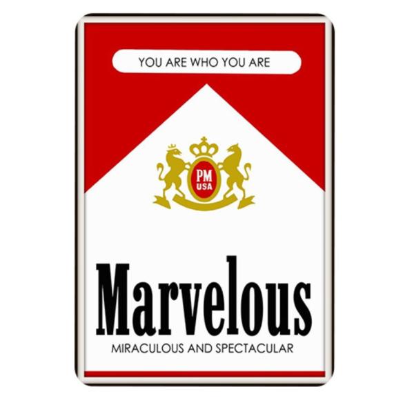 アメリカ雑貨　マールボロ  Marlboro　タバコ　ポスター★レトロ調★アメリカンブリキ看板/飾り...