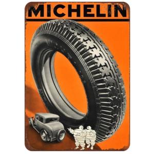 ミシュラン Michelin タイヤ ポスター☆レトロ調☆ブリキ看板/飾り