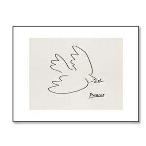 パブロ・ピカソ 　 平和の鳩　アートパネル　現代アート　シンプル　キャンバスプリント フレームなし サイズ：30ｘ40cm｜eiwasailsors