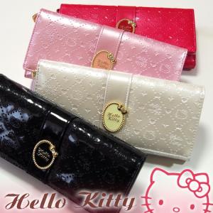 新作HELLO KITTY長財布／ハローキティエナメル長財布(新作キティちゃん長財布・サンリオキャラクター長財布)｜eiyuadvance