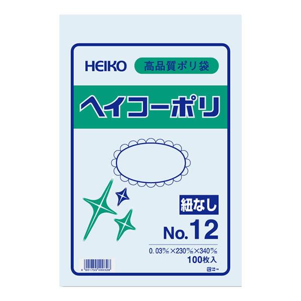 ヘイコーポリ　０３　Ｎｏ．１２　紐なし　１束（１００枚）【イージャパンモール】