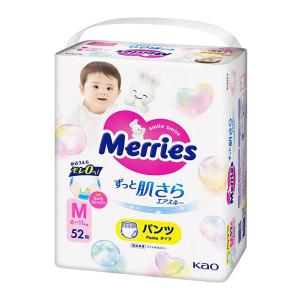 【送料無料】★まとめ買い★　花王　メリーズ　エアスルー　パンツ　Ｍサイズ　５２枚入　×3個【イージャパンモール】