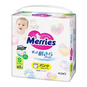 【送料無料】★まとめ買い★　花王　メリーズ　エアスルー　パンツ　Ｓサイズ　６２枚　×3個【イージャパンモール】