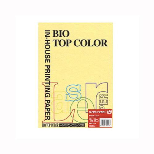 ★まとめ買い★伊東屋　バイオトップカラーA4(50枚入)　BT303　イエロー　×5個【返品・交換・...