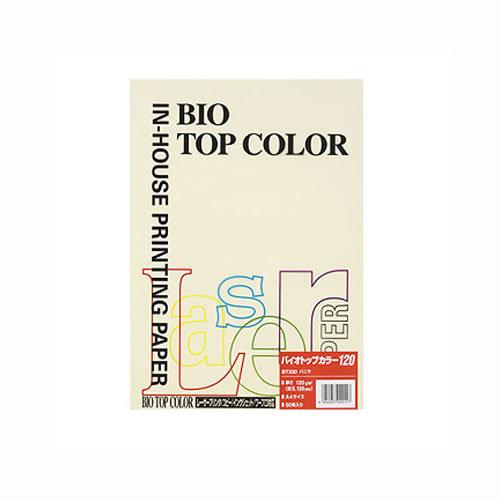 ★まとめ買い★伊東屋　バイオトップカラーA4(50枚入)　BT330　バニラ　×5個【返品・交換・キ...
