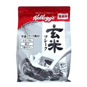 【送料無料】★まとめ買い★　ケロッグ　業務用玄米フレーク袋　４００ｇ　×6個【イージャパンモール】｜ejapan