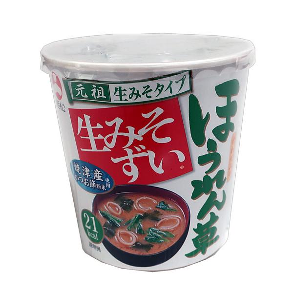 ★まとめ買い★　旭松食品　カップ生みそずい合わせほうれん草１５．１g　×6個【イージャパンモール】