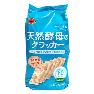 【送料無料】★まとめ買い★　ブルボン　天然酵母のクラッカー　４８枚　×6個【イージャパンモール】