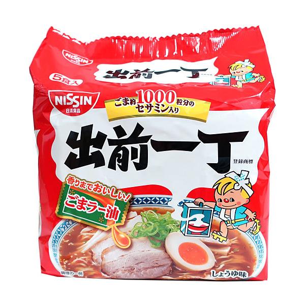 ★まとめ買い★　日清　出前一丁しょうゆ味　5食　　×6個【イージャパンモール】