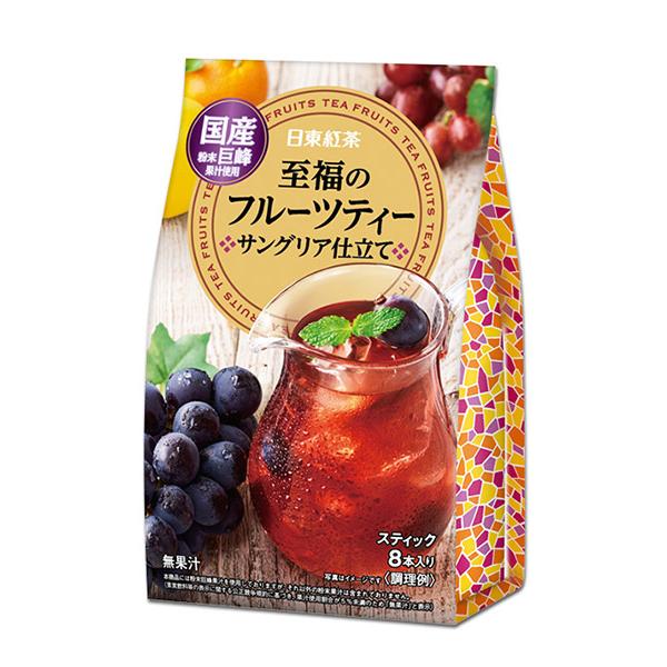 ★まとめ買い★　三井農林　日東紅茶　至福のフルーツティー サングリア仕立て　８本入り　76ｇ　×6個...