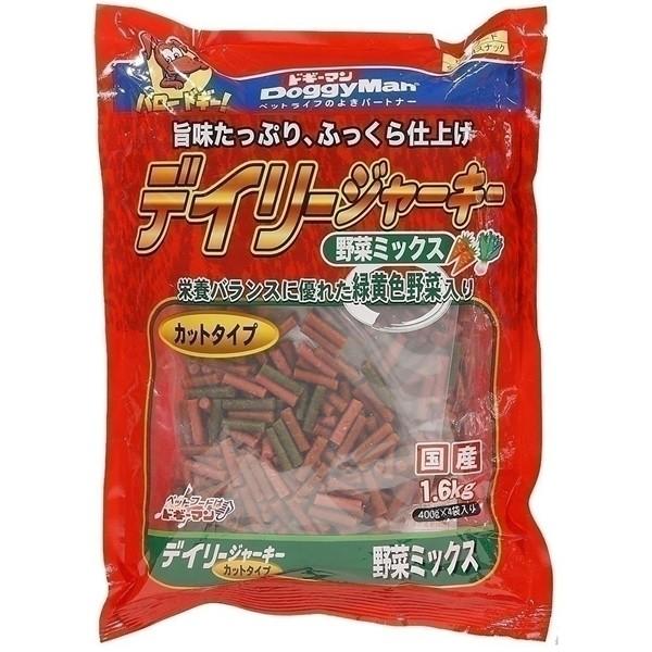 ★まとめ買い★　デイリージャーキー野菜ミックスカットタイプ　1.6kg　×6個【イージャパンモール】