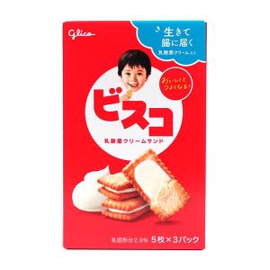 ビスコ グリコ 15枚入 10個 : よろずやマルシェYahoo!ショッピング店
