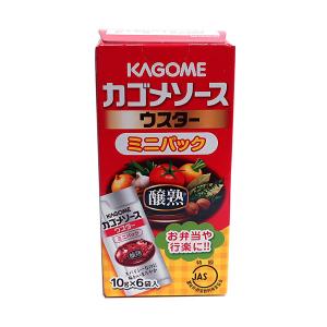 カゴメ 醸熟ソースミニパック ウスター 10g×6 ×10個