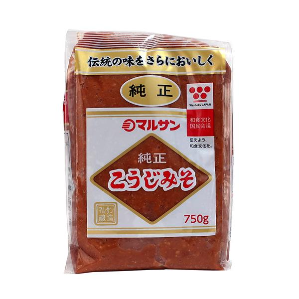 【送料無料】★まとめ買い★　マルサン　純正こうじみそ 750g　×12個【イージャパンモール】