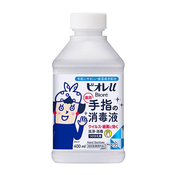 ★まとめ買い★　ビオレｕ　手指の消毒液　置き型付替　４００ｍｌ　×12個【イージャパンモール】