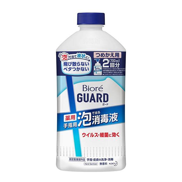 ★まとめ買い★　ビオレガード　薬用泡で出る消毒液　つめかえ用　７００ｍｌ　×12個【イージャパンモー...