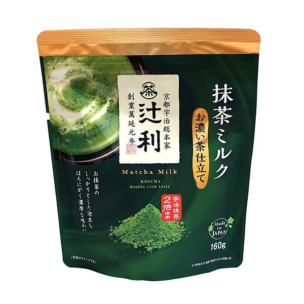 【送料無料】★まとめ買い★　片岡物産　辻利抹茶ミルク お濃い茶仕立て　160ｇ　×12個【イージャパ...