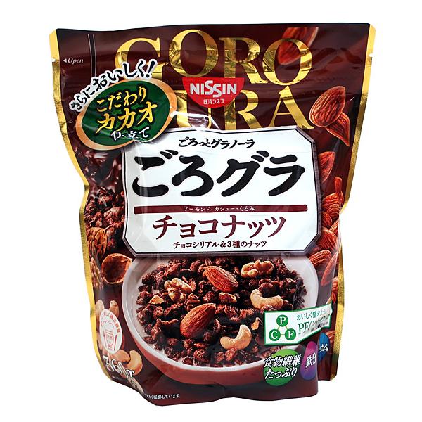 ★まとめ買い★　日清シスコ　ごろグラチョコナッツ　360ｇ　×12個【イージャパンモール】