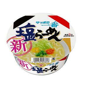 ★まとめ買い★　サンヨー食品　サッポロ一番　塩らーめんどんぶり　75ｇ　×12個【イージャパンモール】｜ejapan