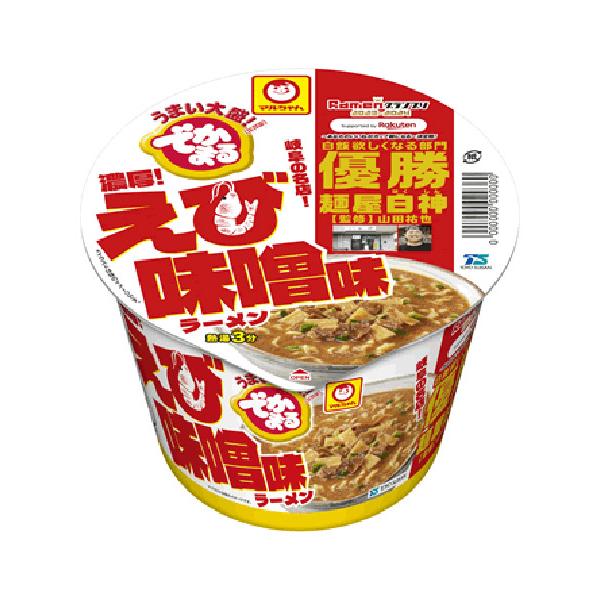 【送料無料】★まとめ買い★　東洋水産　でかまる　濃厚！えび味噌味ラーメン　133ｇ　×12個【イージ...