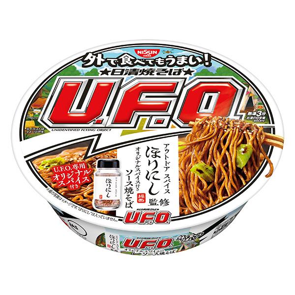 ★まとめ買い★　日清焼そばU.F.O. ほりにし監修オリジナルスパイス付き ソース焼そば　105ｇ　...