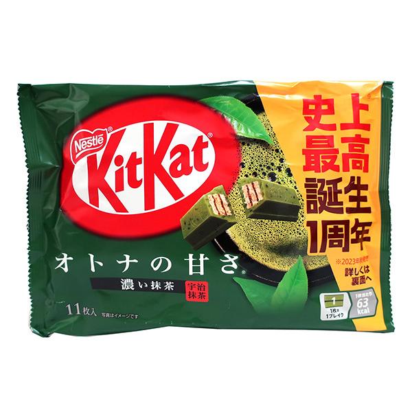 【送料無料】★まとめ買い★　ネスレ日本　キットカットオトナの甘さ濃い抹茶　11枚　×12個【イージャ...