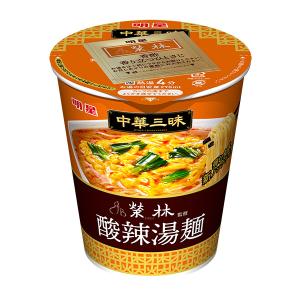 ★まとめ買い★　明星　中華三昧タテ型　榮林　酸辣湯麺　64ｇ　×12個【イージャパンモール】 カップラーメンの商品画像