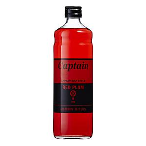 【送料無料】★まとめ買い★　キャプテン　赤梅シロップ　瓶　６００ＭＬ　×12個【イージャパンモール】