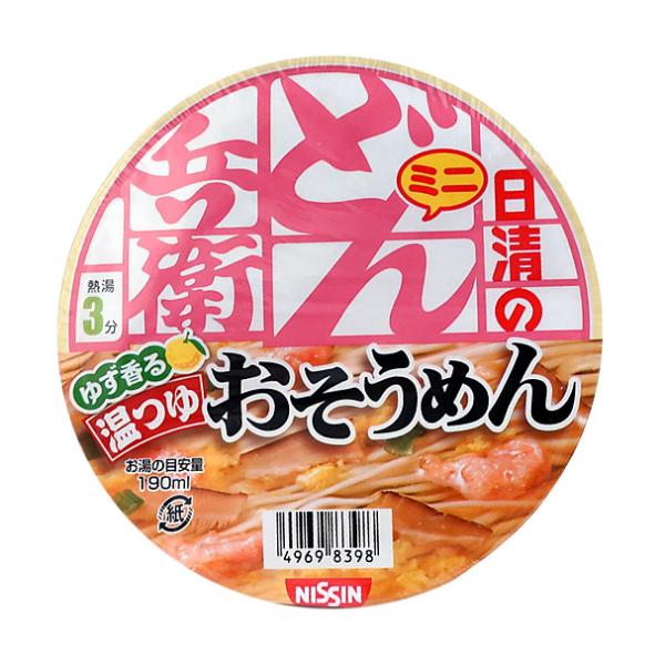 【送料無料】★まとめ買い★　日清どん兵衛温つゆそうめんミニ　３５Ｇ　×12個【イージャパンモール】